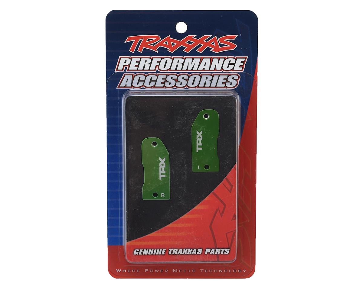Traxxas Aluminum 30° Caster Blocks (Green) (2) 2wd Stampede Slash Rustler VXL XL-5 - BOBBYRC