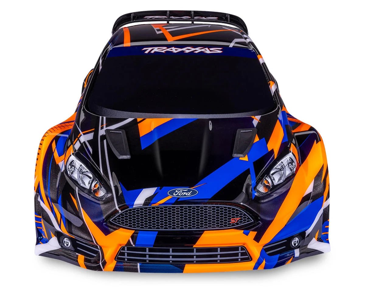 Traxxas Ford Fiesta ST 4x4 VXL Brushless 1/10 RTR AWD Rally Car (Orange) w/TQi 2.4GHz Radio & TSM - BOBBYRC