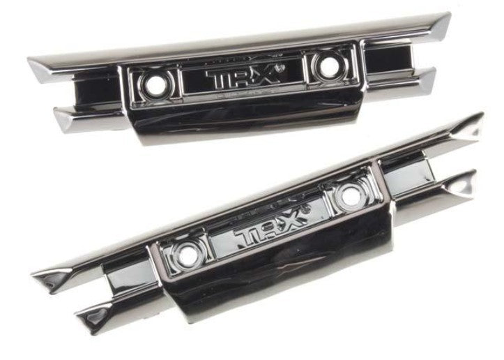 Traxxas F/R Bumper Set (Black Chrome) For Nitro Revo 3.3 & Revo 2.0 VXL - BOBBYRC