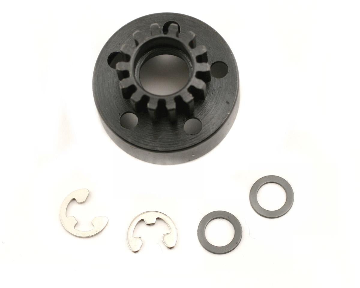 Traxxas Nitro Revo 3.3 Clutch Bell (14T) 5x8x0.5mm fiber washer, 5mm e - clip - BOBBYRC