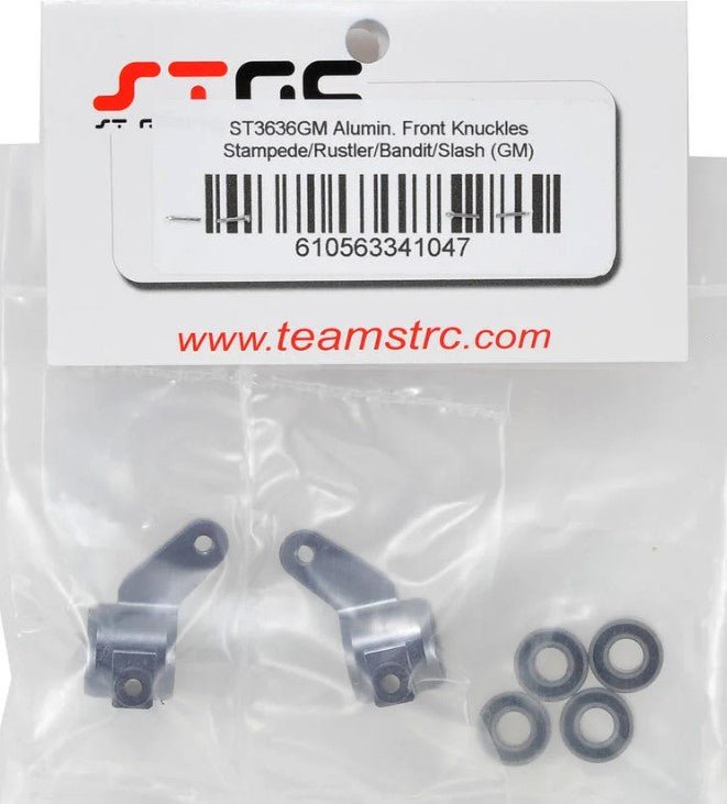 Traxxas Slash Rustler STRC Aluminum Steering Knuckles Axle Carrier Caster Blocks - BOBBYRC