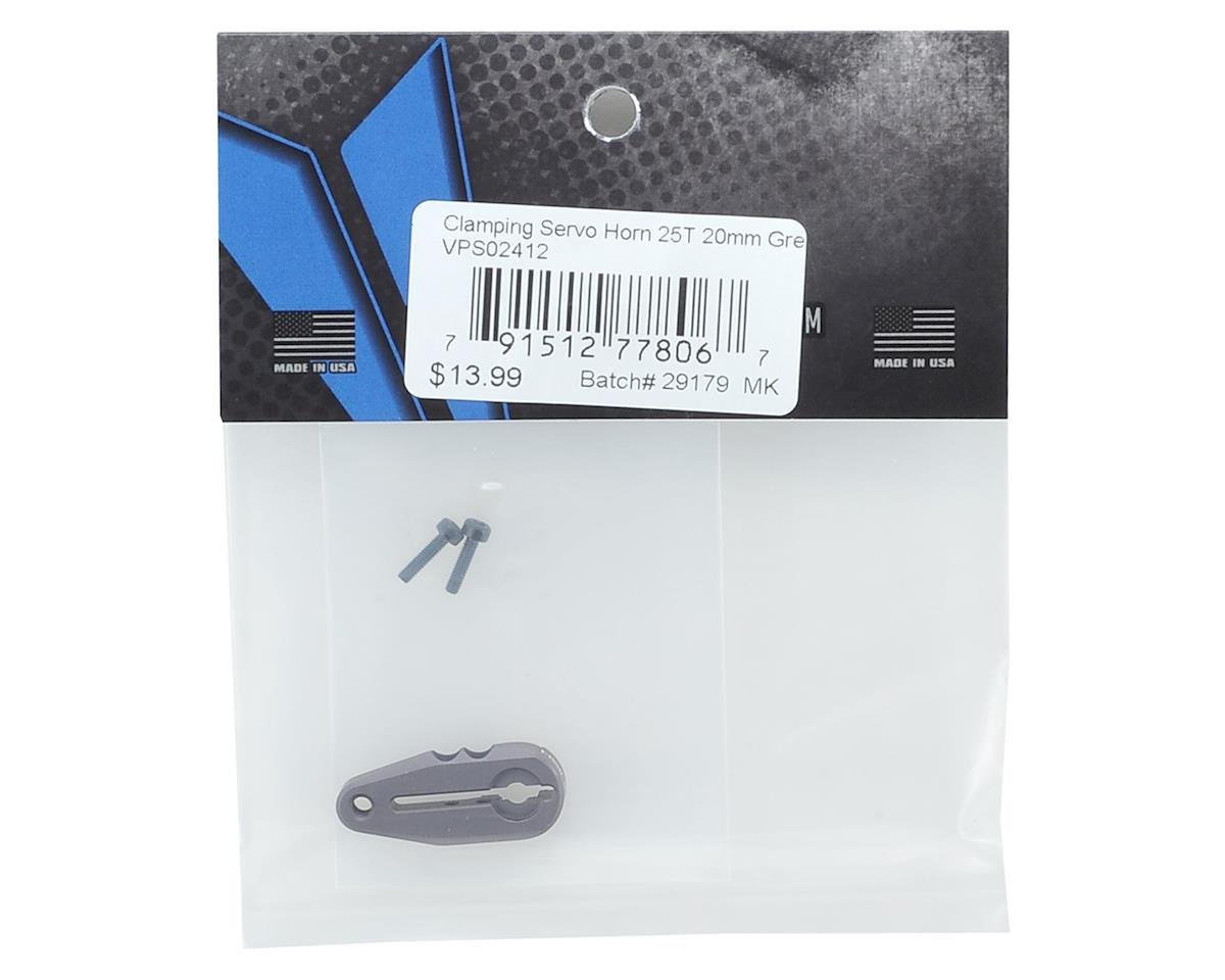 Vanquish VPS02412 Clamping 25T 20mm - L Servo Arm / Horn Futaba / Tactic / Savox - BOBBYRC