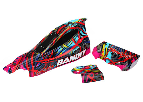 Traxxas Body Hawaiian graphics (painted, decals applied) Bandit