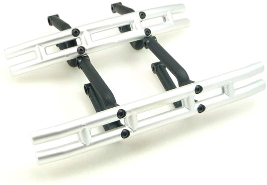 Traxxas T-Maxx 2.5 Classic Front & Rear Bumpers Satin CHROME Bumpers & Mounts