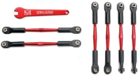 Traxxas 5539X Aluminum Turnbuckles (Red) For Nitro Jato