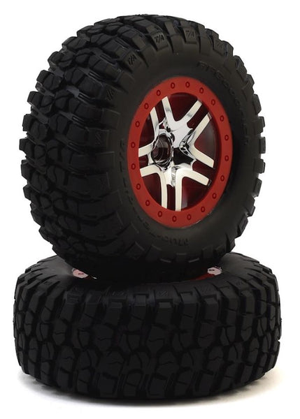 Traxxas BFGoodrich Mud-Terrain TA Tires FRONT Tires (2) Slash 2wd