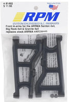 RPM Suspension Arms Set Front Rear For Arrma Senton Big Rock Granite 3s 4x4