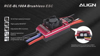 Align Trex 550X 550L RCE-BL100A 100A Brushless ESC Speed Control HES10001