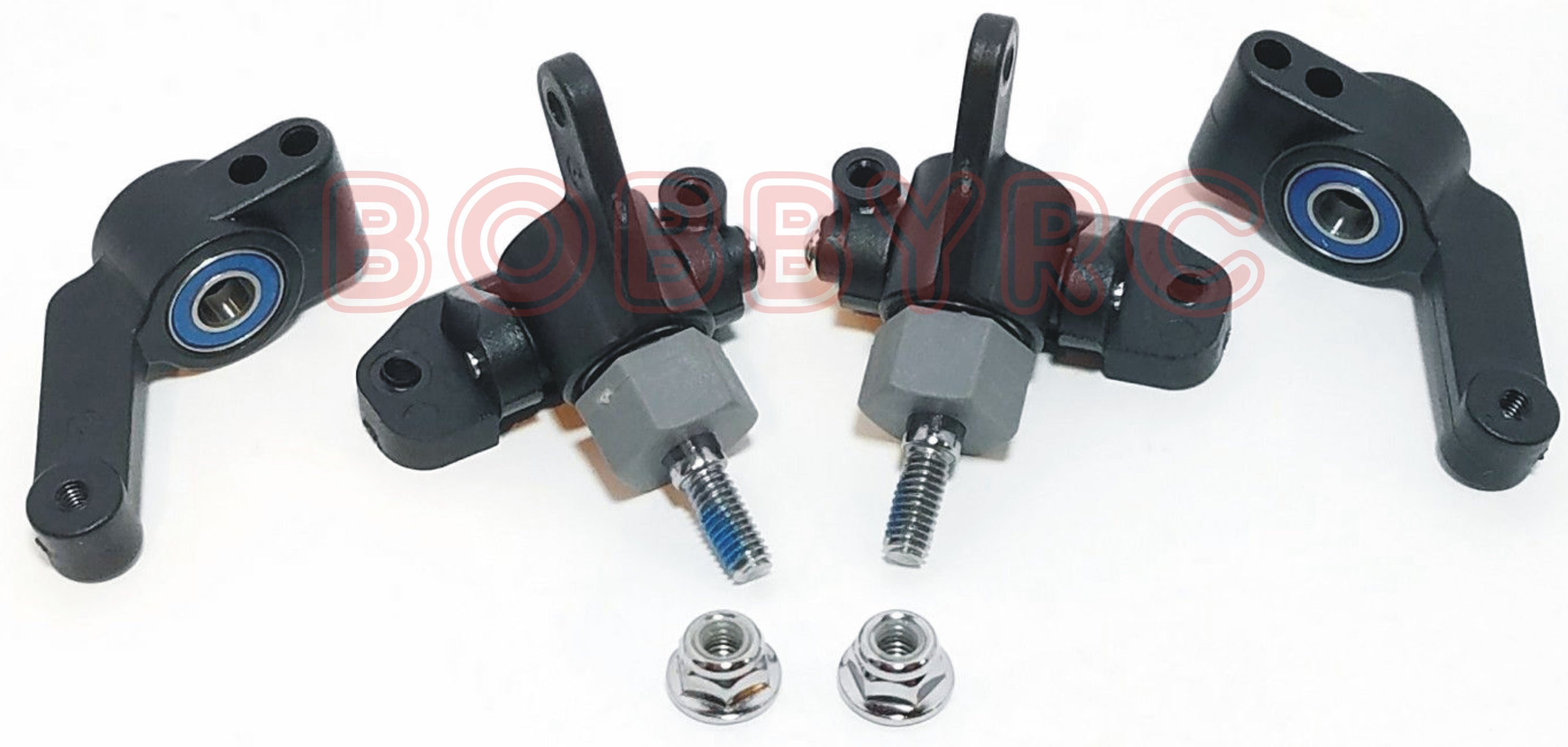 Traxxas 2wd Slash Front Steering Knuckles & Blocks Rear Carriers Bearing Hex Hub