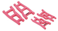 RPM Pink Suspension Arms, Gear Cover, Fr & Rr Bumpers For Traxxas Slash 2WD