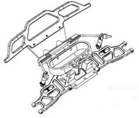 Hot Racing Front And Rear Sway Bar Kit Traxxas Slash 2wd TE311SLC