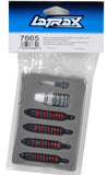 Traxxas 7665 LaTrax Hard-Anodized GTR Shocks w/TiN shafts