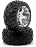 Traxxas Anaconda Rear Tires w/All-Star Wheels For 2wd Stampede Rustler VXL