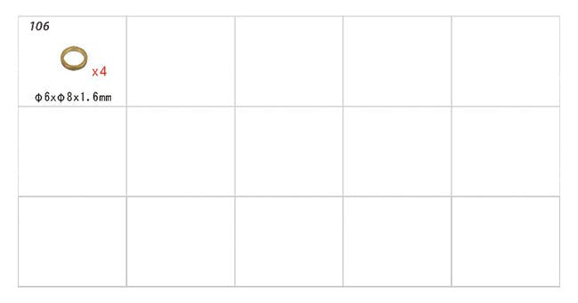 Align/T - Rex Helicopters 250 450 470 500 Hardware Bag H45168 - BOBBYRC