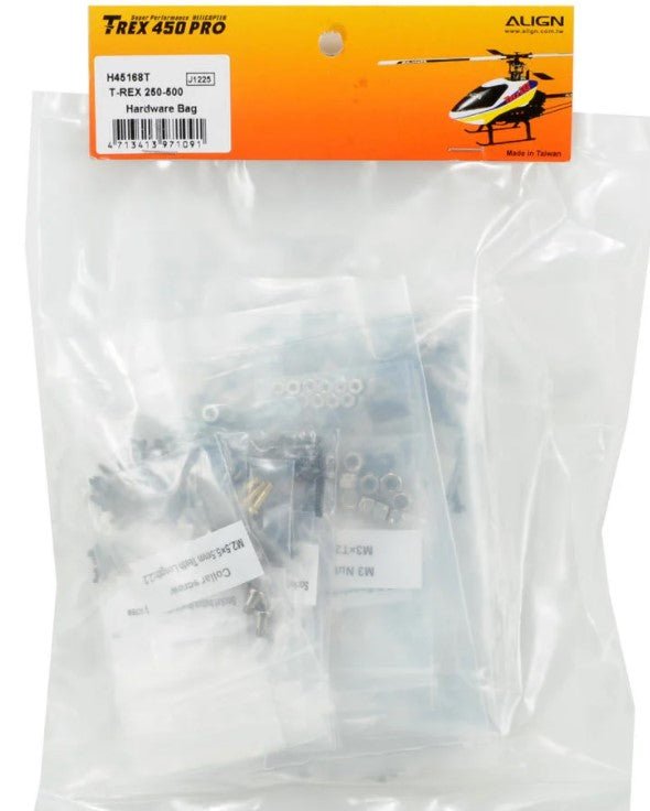 Align/T - Rex Helicopters 250 450 470 500 Hardware Bag H45168 - BOBBYRC