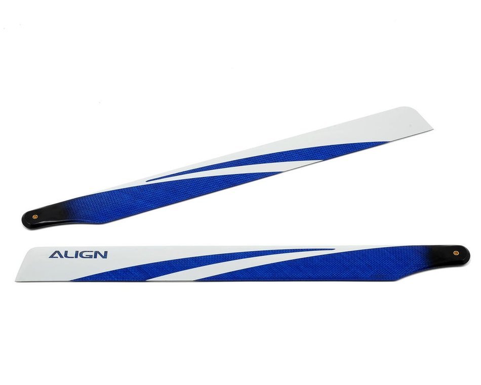 Align/T - Rex Helicopters 450 325 Blue Carbon Fiber Blades - BOBBYRC