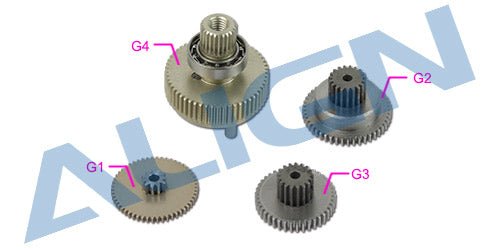 Align/T - Rex Helicopters 450 470 500 550 600 650X 700 Servo Gears - BOBBYRC