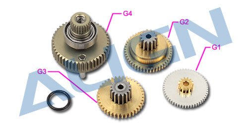 Align/T - Rex Helicopters 450 470 500 550 600 650X 700 Servo Gears - BOBBYRC
