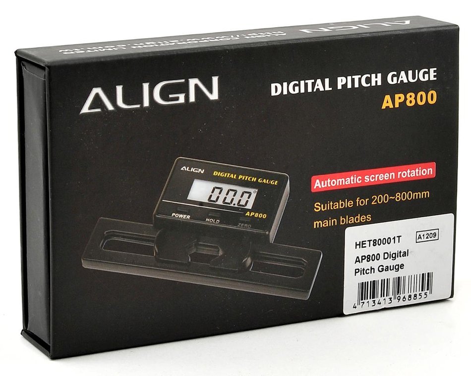 Align/T - Rex Helicopters 450 500 550 600 700 Digital Pitch Gauge - BOBBYRC