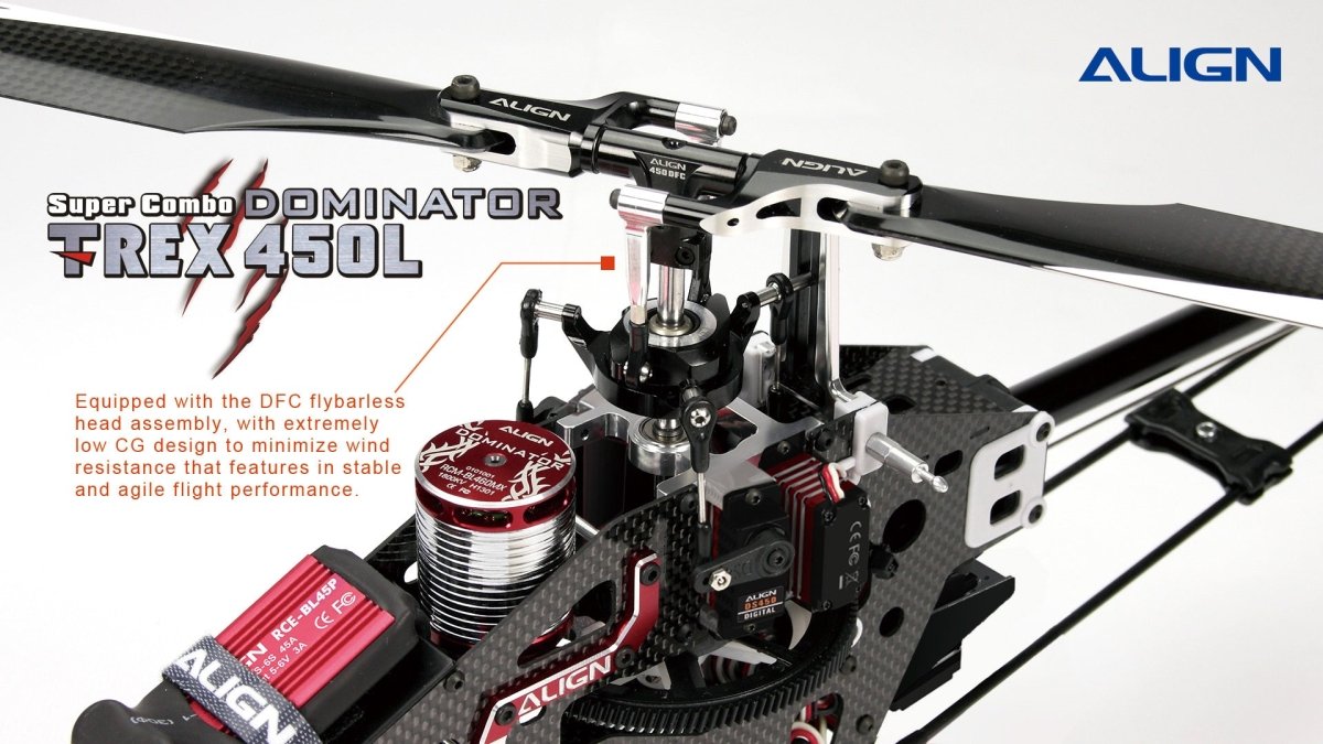 Align/T - Rex Helicopters 450L Dominator 450 Sized Helicopter - BOBBYRC