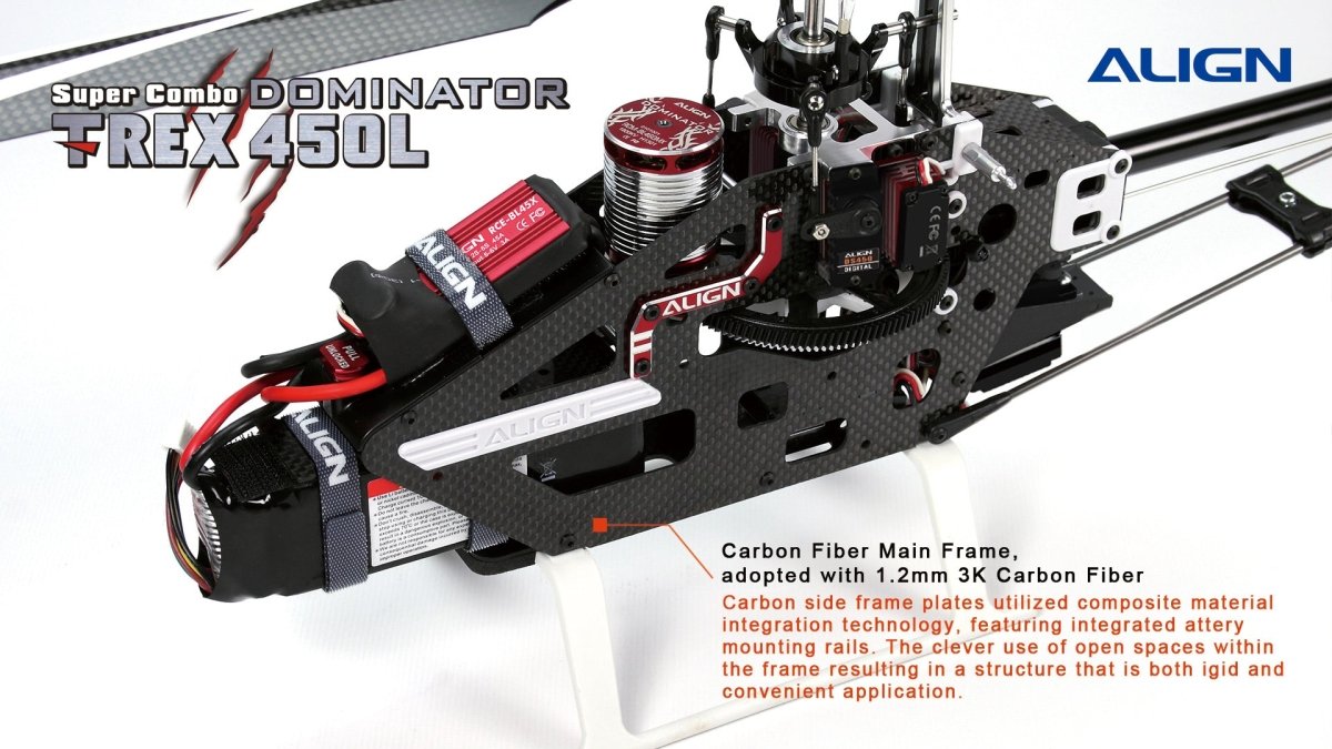 Align/T - Rex Helicopters 450L Dominator 450 Sized Helicopter - BOBBYRC