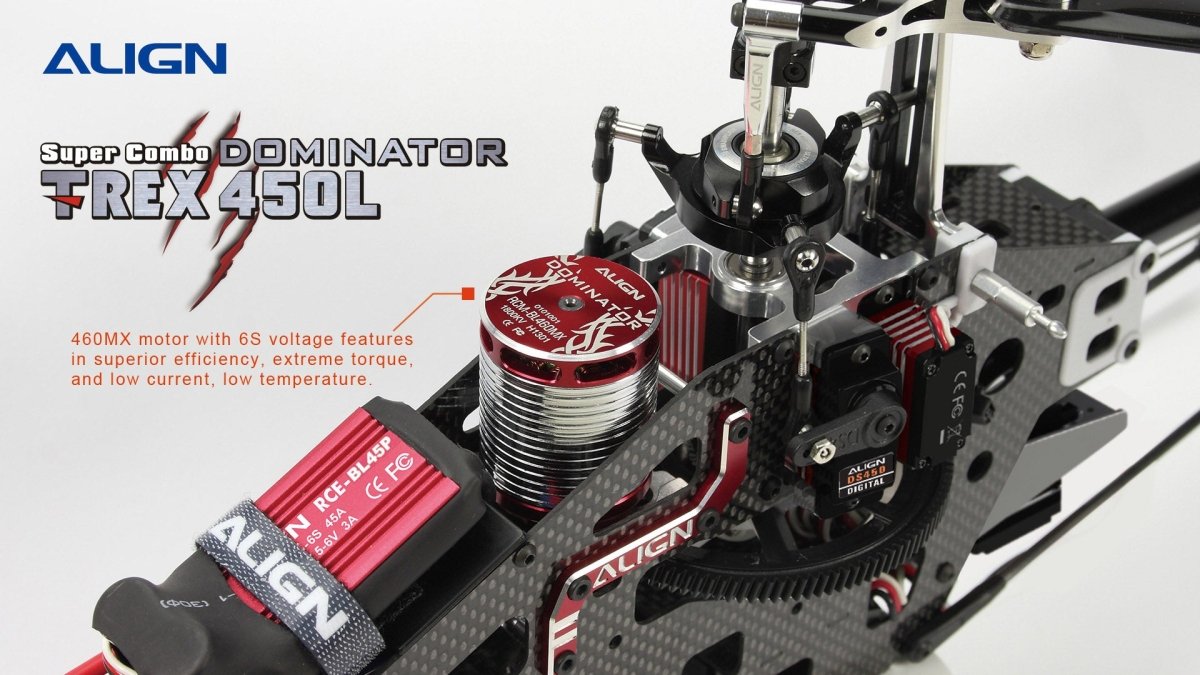 Align/T - Rex Helicopters 450L Dominator 450 Sized Helicopter - BOBBYRC