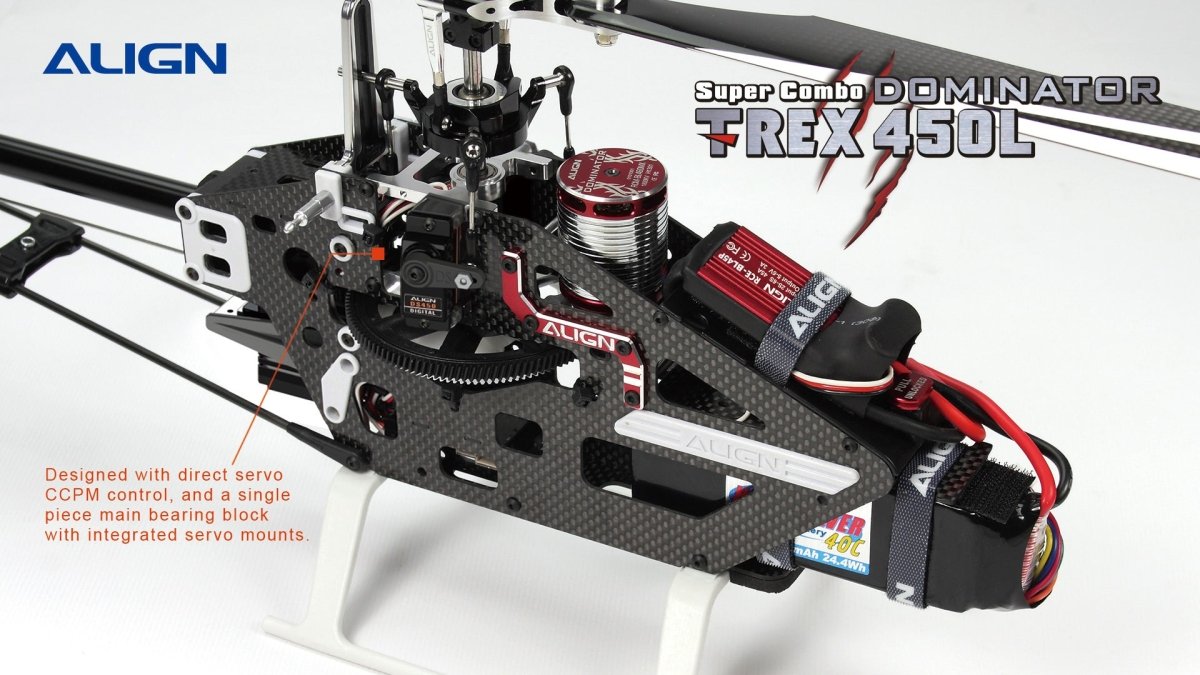 Align/T - Rex Helicopters 450L Dominator 450 Sized Helicopter - BOBBYRC