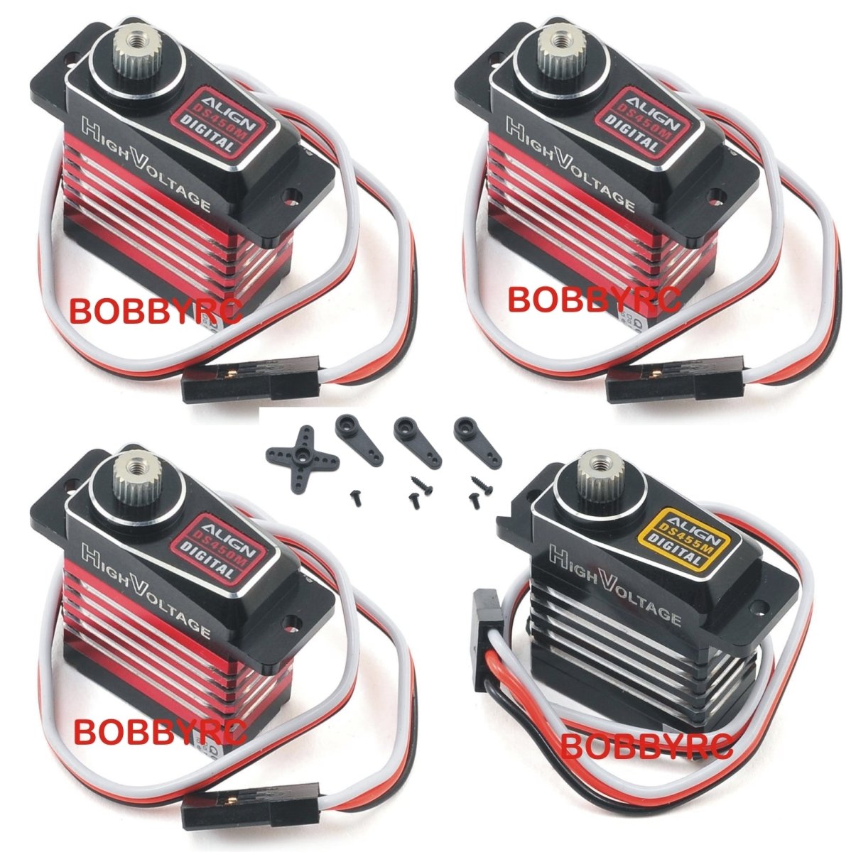 Align/T - Rex Helicopters 470 450 Series Cyclic/Tail DS450M & DS455M HV Digital Servos - BOBBYRC