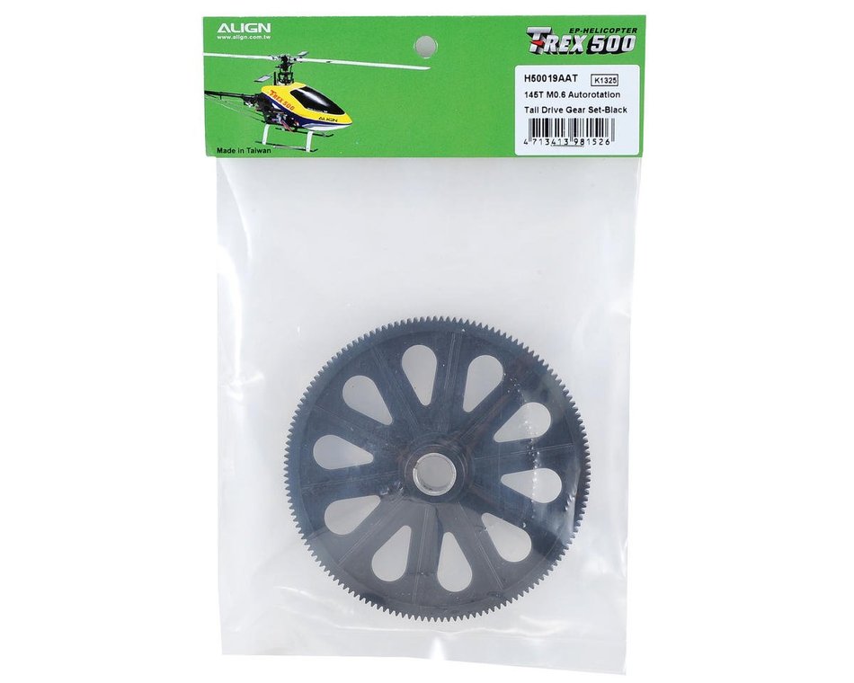 Align/T - Rex Helicopters 500 145T M0.6 Autorotation Tail Drive Gear Set H50019AA - BOBBYRC