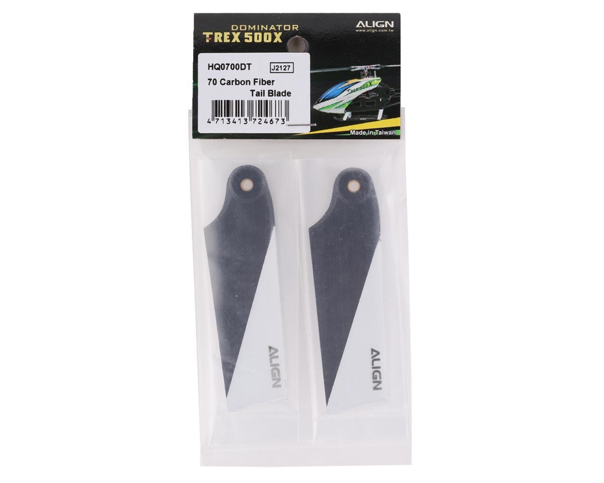 Align/T - Rex Helicopters 500 70mm Carbon Fiber Tail Blade - BOBBYRC