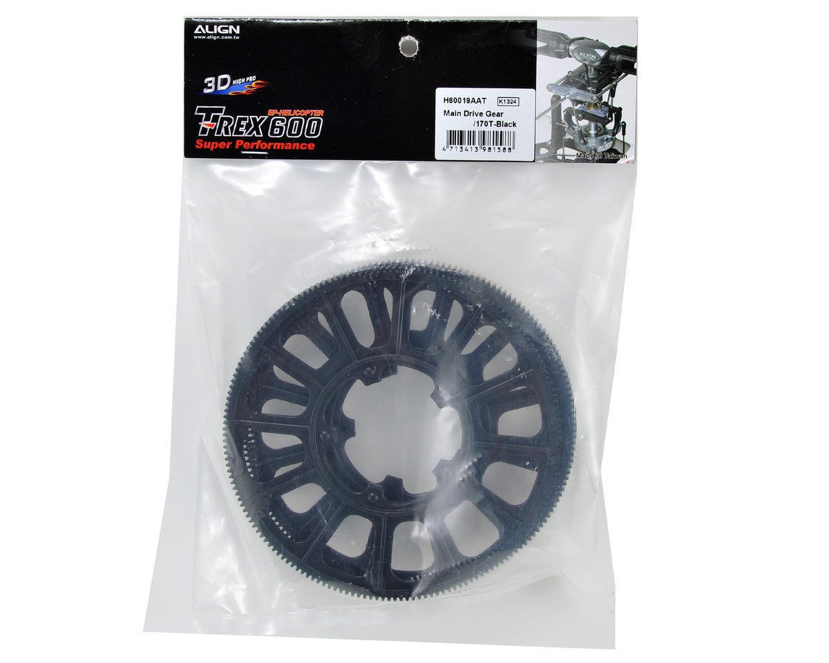 Align/T - Rex Helicopters 550X 550E/600 PRO M1/112T CNC Slant Thread Main Gear (Copy) - BOBBYRC