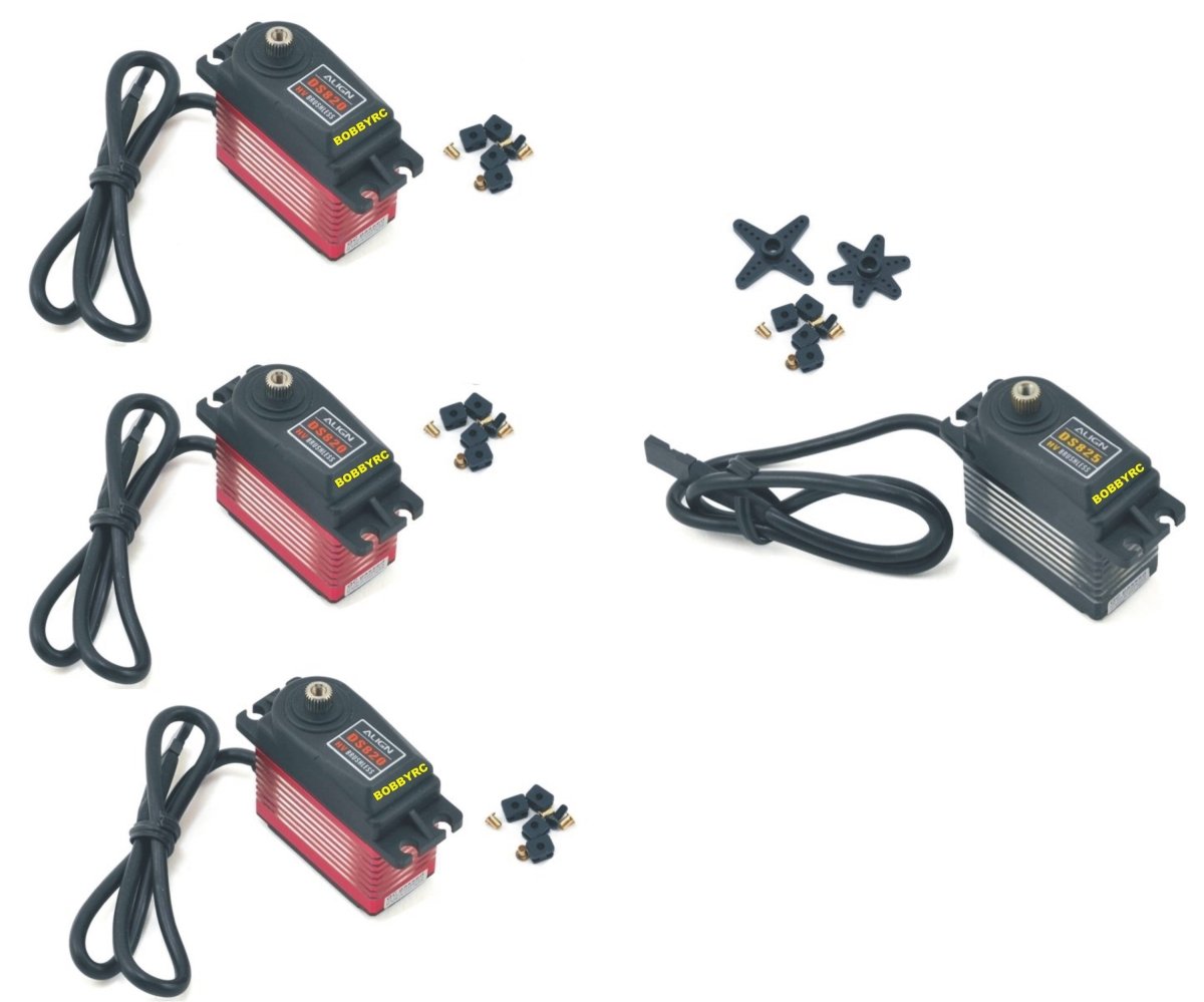 Align/T - Rex Helicopters 550X 600 700X Cyclic, Tail DS825,DS820 HV Digital Servos - BOBBYRC