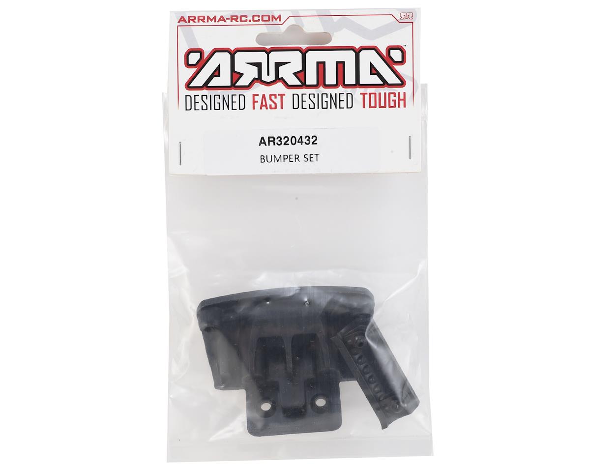 Arrma 320432 Black Front & Rear Bumper Kraton Typhon 6S BLX