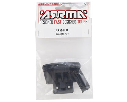 Arrma 320432 Black Front & Rear Bumper Kraton Typhon 6S BLX