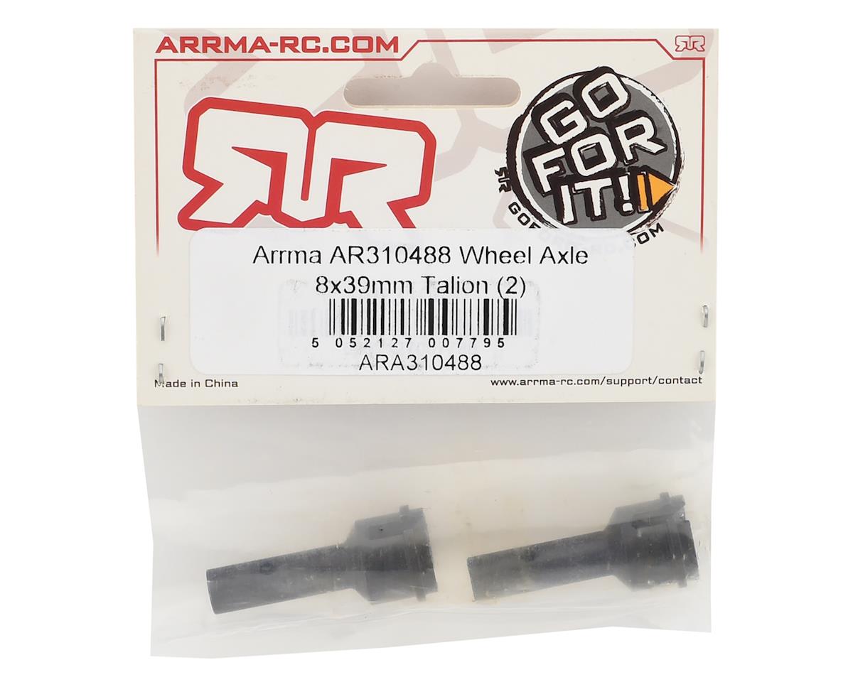 Arrma 310488 8x39mm Wheel Axle (2) Felony ,Fireteam , Talion 6S BL (Copy) - BOBBYRC