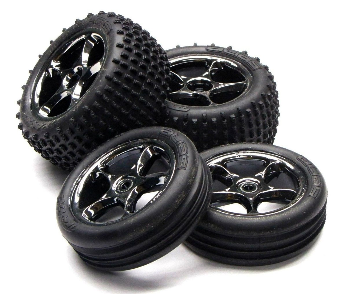 Bandit VXL Tires (Front Rear Wheels) 2470A, 2471, 2473A, 2472A Traxxas 24076 - 3 - BOBBYRC
