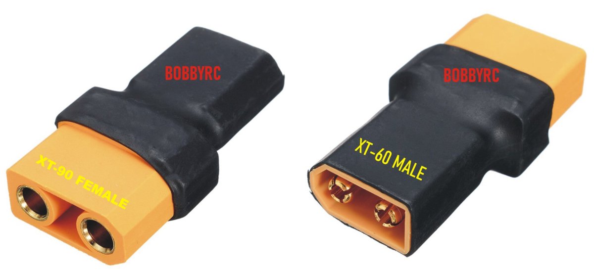 BOBBY_RC XT90 Female to XT60 Male Adapter - BOBBYRC