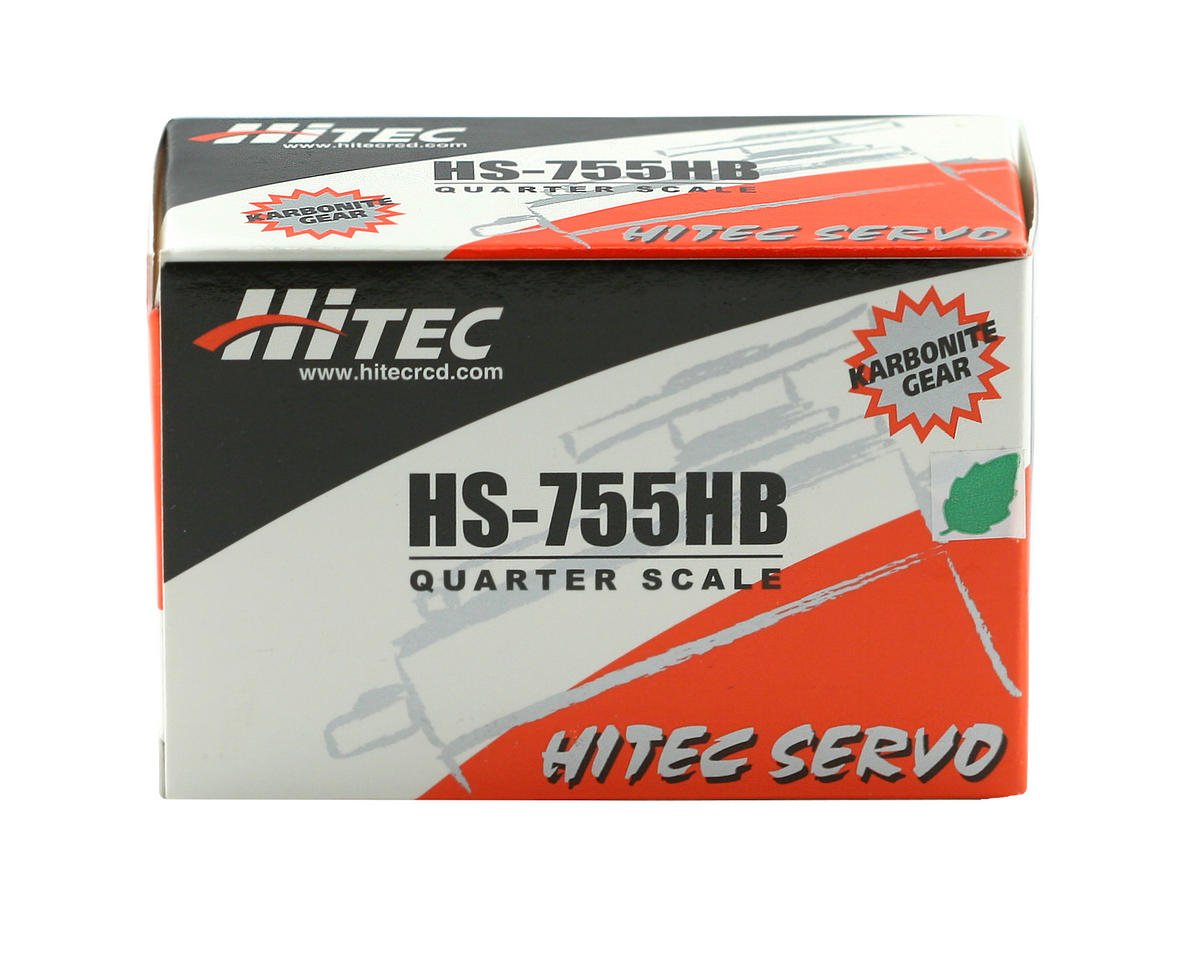Hitec HS - 755HB Giant 1/4 Scale Karbonite Gear Universal Dual BB Servo 183 oz/in - BOBBYRC