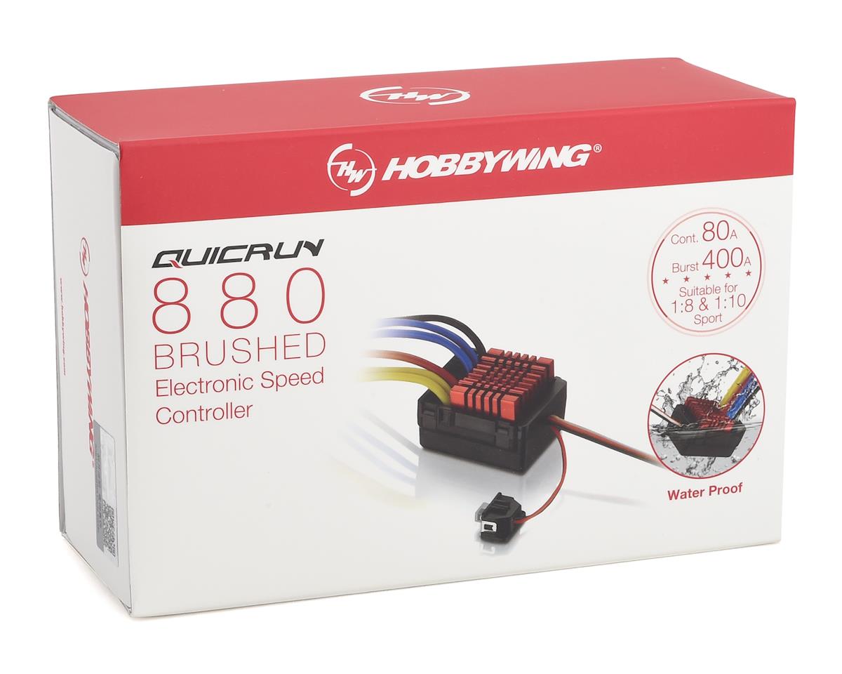 Hobbywing QuicRun 880 Waterproof Dual Brushed Crawling ESC - BOBBYRC