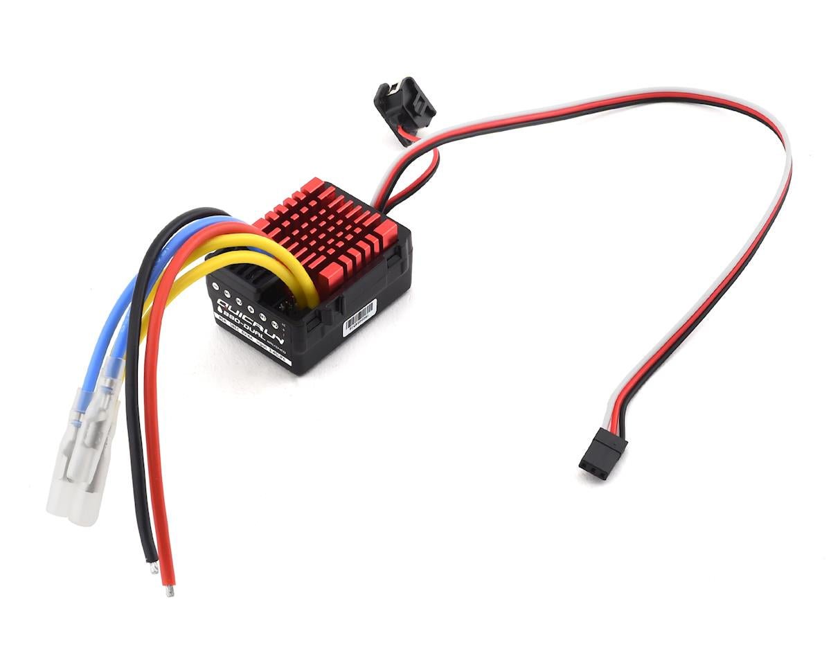 Hobbywing QuicRun 880 Waterproof Dual Brushed Crawling ESC - BOBBYRC