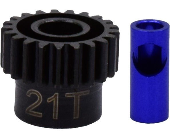 Hot Racing 21t Steel Mod 0.6 Pinion Gear 5mm NSG21M06 - BOBBYRC