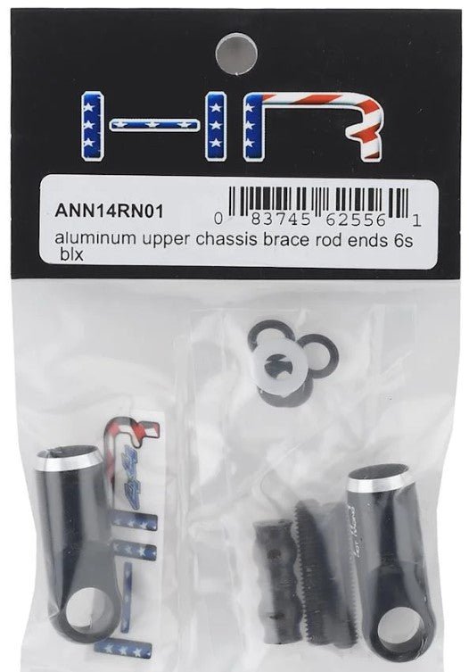 Hot Racing Arrma BLX 6S Aluminum Upper Chassis Brace Rod Ends ANN14RN01 - BOBBYRC