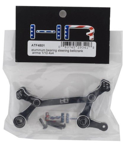 Hot Racing ATF4801 Aluminum Bearing Steering Bellcrank For Arrma 1/10 4x4 - BOBBYRC