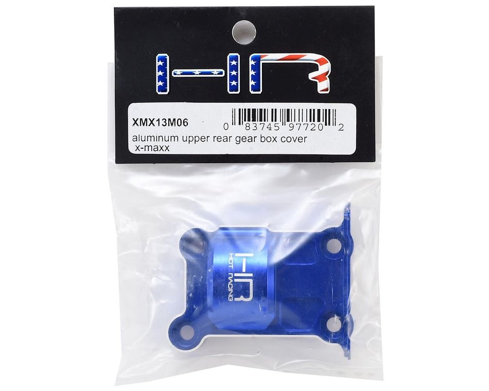 Hot Racing Blue Aluminum Upper Rear Differential Cover XRT ,X - Maxx 6S & 8S - BOBBYRC
