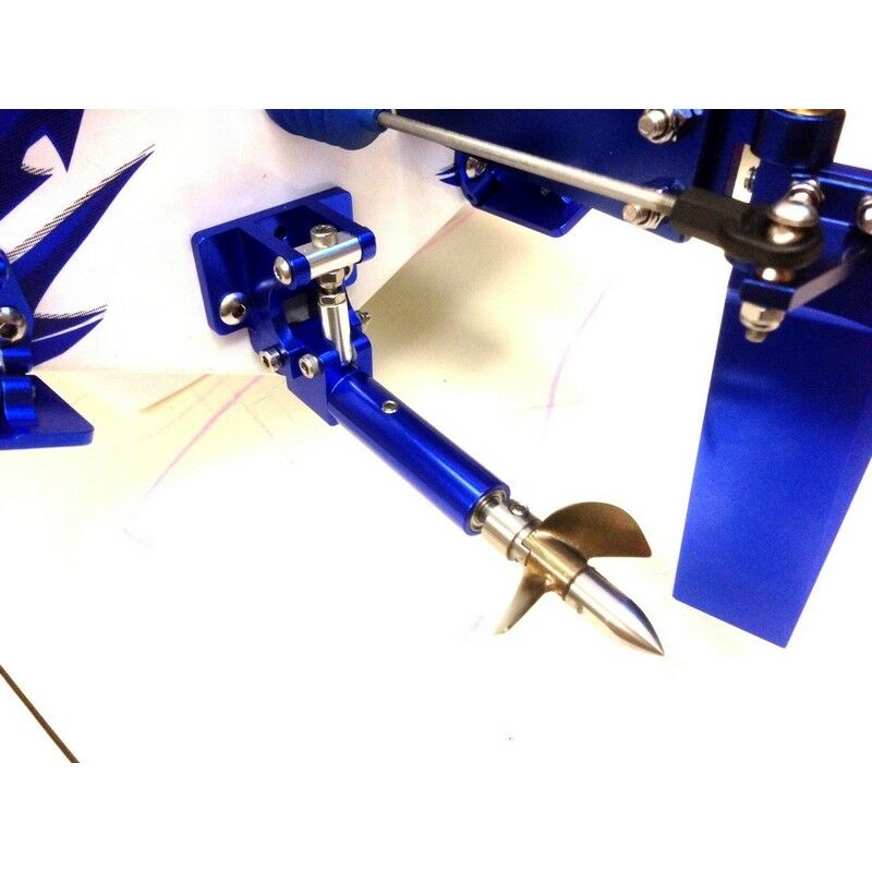 Hot Racing SPN38SD06 Blue Aluminum Adjustable Bearing Stinger Traxxas Spartan - BOBBYRC