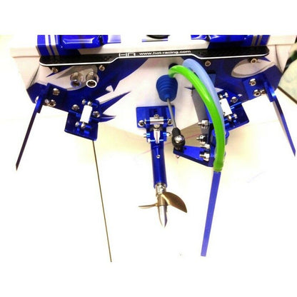 Hot Racing SPN38SD06 Blue Aluminum Adjustable Bearing Stinger Traxxas Spartan - BOBBYRC