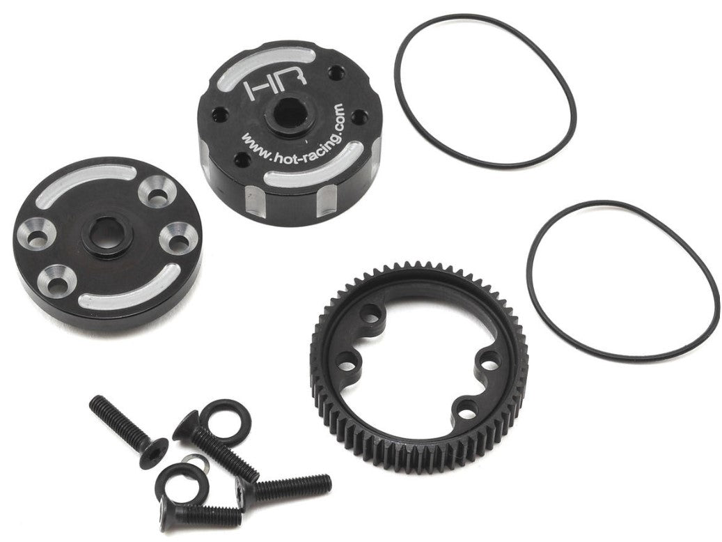 Hot Racing TE38CH Sealed Aluminum Differential Case for Traxxas 2wd Electric - BOBBYRC