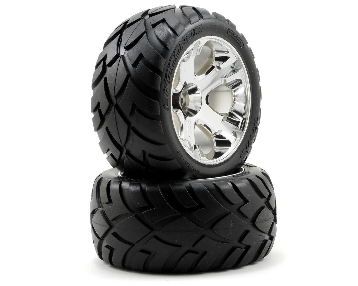 Jato 3.3 Wheels & Tires (5576R, 5577R Anoconda Glued Set of 4) Traxxas 55077 - 3 - BOBBYRC