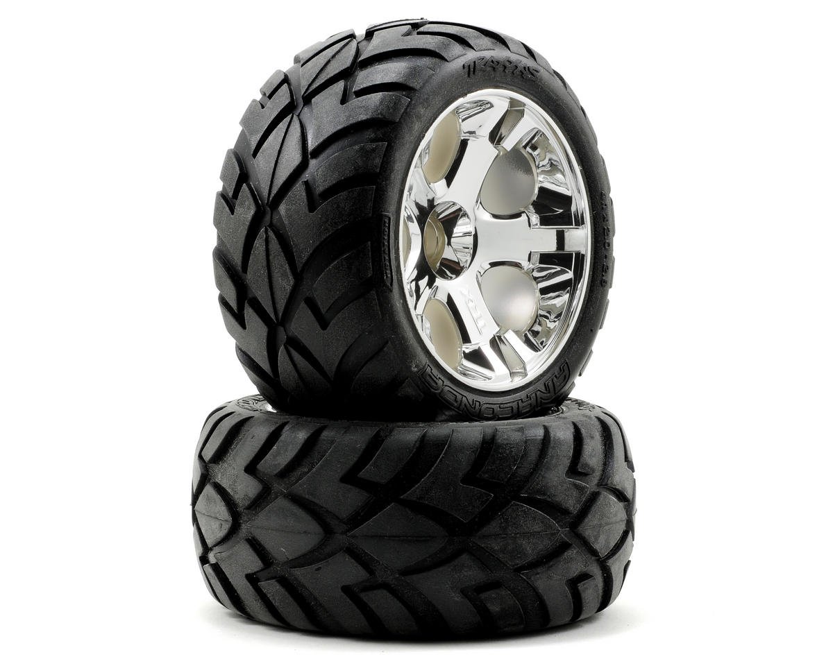 Jato 3.3 Wheels & Tires (5576R, 5577R Anoconda Glued Set of 4) Traxxas 55077 - 3 - BOBBYRC