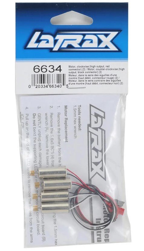 LaTrax Alias Quadcopter Complete Replacement Motor Set (4) TRA6634 - BOBBYRC